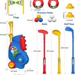 Liberry Toddler Golf Set with Unique Shoulder Strap, Indoor Outdoor Sports Toys for Boys Girls 1-4 Years
