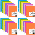 Mead Spiral Notebook, 6 Pack, 1 Subject, College Ruled Paper, 7-1/2" x 10-1/2", 70 Sheets per Notebook, Assorted Pastel Colors (830049)