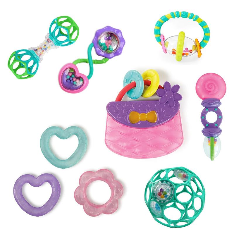 Bright Starts Baby Rattle And Teether Toy, BPA-Free, Ages 3 Months Plus