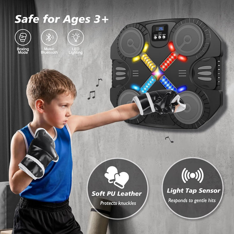 Music Boxing Machine for Kids and Adults with Bluetooth Connection