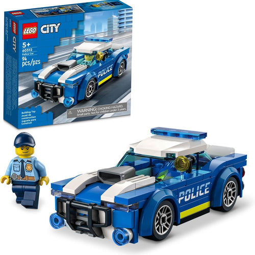 LEGO City Police Car Toy Set with Officer Minifigure for Kids 5 Plus Years Old - Adventures Series
