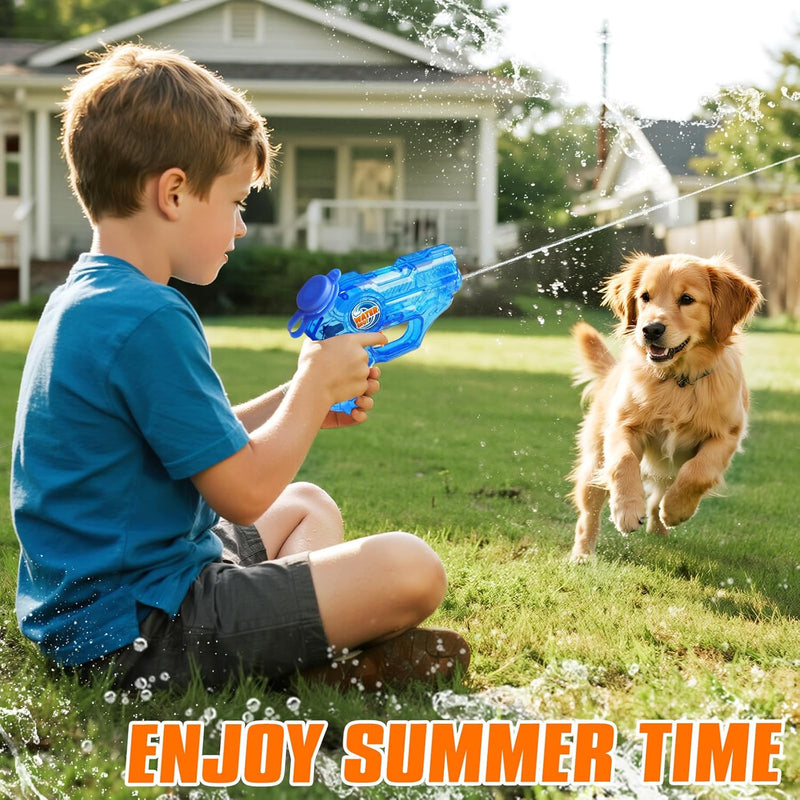 Mini Water Gun for Kids Toddler: 2 Pack Water Guns Soaker Squirts Blasters with Trigger for Boys Girls Bath Toys - Ideal Pool Toys Summer Outdoor Beach Fighting Play