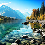 VOLUVOLU 500 Piece Puzzle for Adults, Jigsaw Puzzle,Glacier Park Jigsaw Puzzles 500 Pieces Birthday Party for Family Adults Funny Puzzle