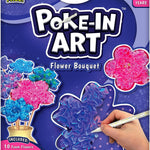 Skillmatics Poke-in Art – Flower Bouquet, Wood Craft Kit, Gift for Kids | Mess-Free, DIY Room Decor, Fine Motor Skills, Pretend Play, Screen-Free Travel Activity, Girls & Boys Ages 4, 5, 6, 7, 8, 9