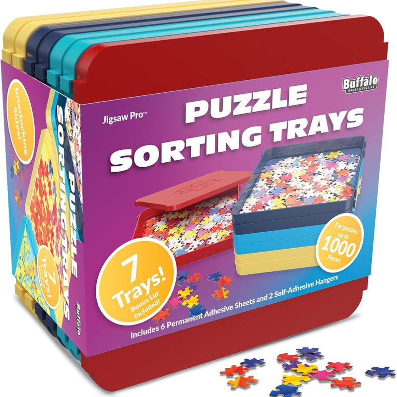 Buffalo Games - Puzzle Sorting Trays - 7 Count (Pack of 1)