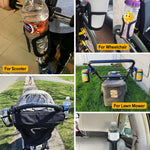 Pack of 2 Stroller Cup Holders, Universal Drinks Holder for Bikes, Trolleys or Walkers