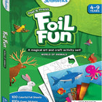 Skillmatics Foil Fun Animals, Foil Art & Craft Kit, Gift for Boys & Girls | Travel Toys, Sticker Activity Kit, Fine Motor Skills, DIY Mess-Free Art, Screen-Free, Gifts for Kids Ages 4, 5, 6, 7, 8, 9