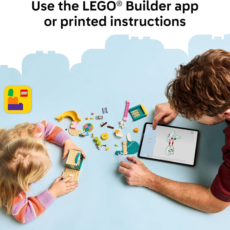 LEGO Bluey Playground Fun with Bluey and Chloe Sensory Building Blocks, Preschool Pretend Play & Learning Toys for Kids, 4 Year Old Girl & Boy Birthday Gifts