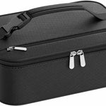 Small Lunch Box Insulated Lunch Bag for Women Men, Bento Kids Lunch Box, Compact Portable Thermal Meal Cooler Bags with Buckle Handle for Work & School, Black 5L