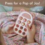 Moonkie Silicone Teething Toy: Smartphone-Inspired Fidget for Baby Girls 3 Months+