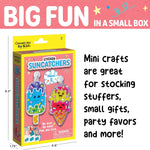 Creativity for Kids Sticker Sun Catchers Mini Craft Kit: Create 2 Suncatchers - Toddler Activities for Summer and Gifts, Arts & Crafts for Kids, Window Art for Kids (Ages 3+)