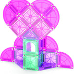 MAGNA-TILES microMAGS 26-Piece Heart to Heart Travel Set, The Original Magnetic Building Brand