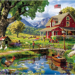 1000 Pieces Puzzle for Adults - Charming Paris Puzzle for Adults Children - Recycled Paper Jigsaw Puzzle 1000 Pieces - Fun and Challenging Family Game Great Gift Idea, Finished Size is 28 * 20 in