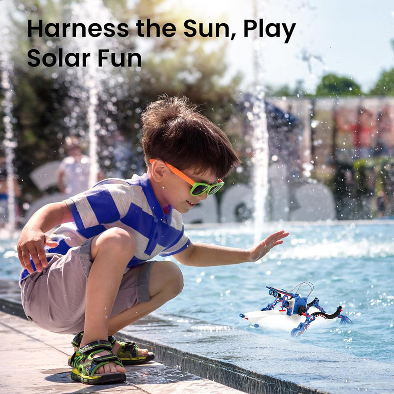 Sillbird Solar Robot Building Kit: 12-in-1 DIY Science Educational Robotic Toys for Kids and Teens