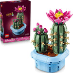 LEGO Botanicals Flowering Cactus Building Set for Kids, Ages 9+, Gift for Birthdays, Cactus Room Decor for Display