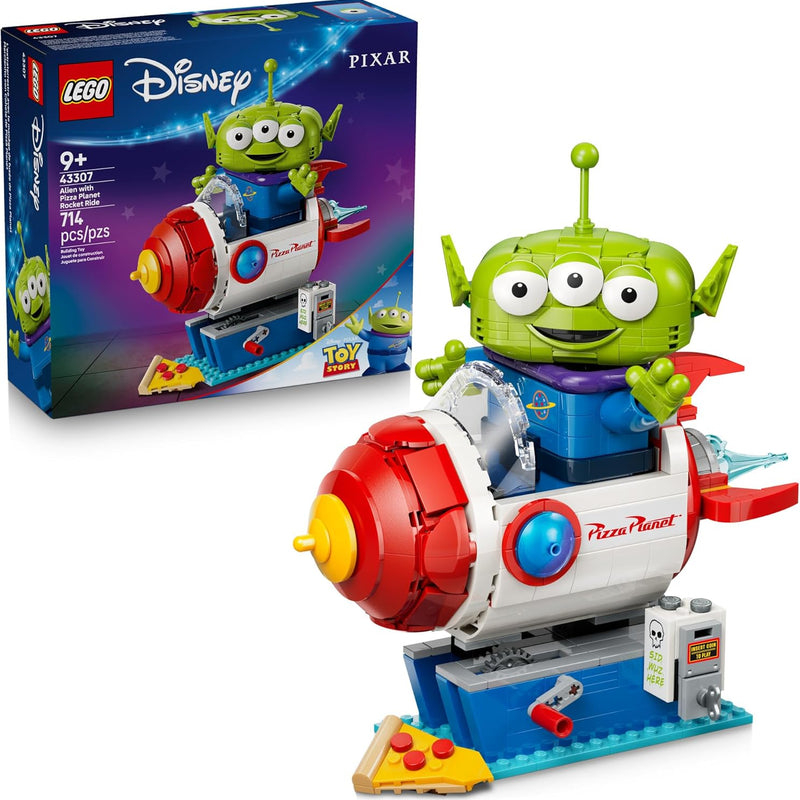 Disney Toy Story Alien Building Toy for Kids Ages 9+ with Movable Parts and Arcade-Style Ride