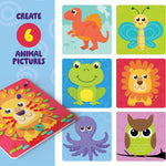 Foam Sticker Art Craft for Kids - Toddler Arts & Craft - Mess Free Activity | Toddler Craft Kit for Ages 3-5 - Boys 4-6 Birthday Gift - DIY Kid Activities Ages 3 4 5 6 Years - 4 Year Old Boy Gifts