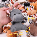 12 Pack Small Stuffed Animals Bulk, 4.5 Inch Mini Plush Toys, Treasure Box Toys for Classroom, Party Favors for Kids, Plush Keychain, Claw Machine Prizes, Baby Shower Decorations