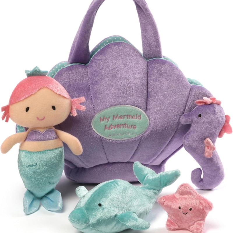 GUND Baby My First Purse 5-Piece Sensory Plush Toy Playset for Babies
