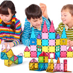 Jasonwell Magnetic Tiles Kids Magnetic Blocks 60PCS Building Sets 3D Magnet Toys Preschool Educational Construction STEM Toy Christmas Birthday Gifts for Toddlers Boys Girls 3 4 5 6 7 8 9 + Year Old