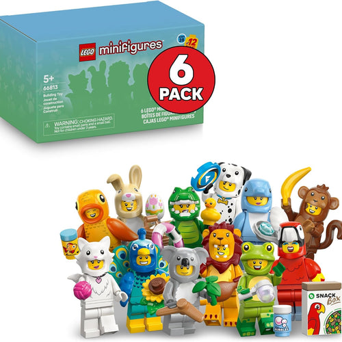 LEGO Minifigures Animal Series 28, 6-pack sealed mystery boxes for kids, ages 5+