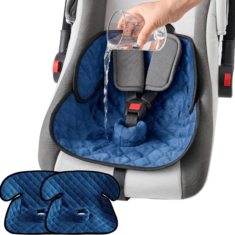 2 Pack Waterproof Piddle Pads Carseat Potty Training Car Seat Protector Waterproof Car Seat Liner Cover to Prevent Pee