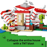 LEGO Minecraft 21275 TNT Jungle House Building Toy for kids 8+