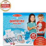 Melissa & Doug 25-Piece Dentist Kit, Oversized Teeth & Tools for Kids' Pretend Play, Ages 3+, Educational Toys for Girls & Boys