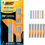 BIC Break Resistant Mechanical Pencils with Erasers, No. 2 Medium Point (0.7mm), 4-Count Pack Pencils for School or Office Supplies, Lead and Eraser Refills