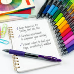 Pilot G2 Premium Gel Roller Pens, Rainbow Gel Pens, G2 Rainbow Colors Pack, 15 Pack Pouch, Fine Point 0.7 mm, Assorted