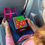 Lite-Brite Touch - 12 Art Guides, 100 Light-Up Buttons, 7 Colors, Portable Stem Learning Toy for Ages 6+