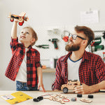 Poraxy 5-in-1 STEM Kits: Science Building Projects, Model Cars, Wooden 3D Puzzles for Kids 8-13