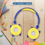 Sonic The Hedgehog kids' wireless Bluetooth headphones with safe volume, adjustable headband, and rechargeable battery