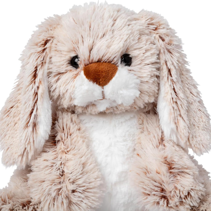 Melissa & Doug Burrow Bunny Plush Toy for Toddlers 3+, Soft and Snuggly with Floppy Ears and Fluffy Tail
