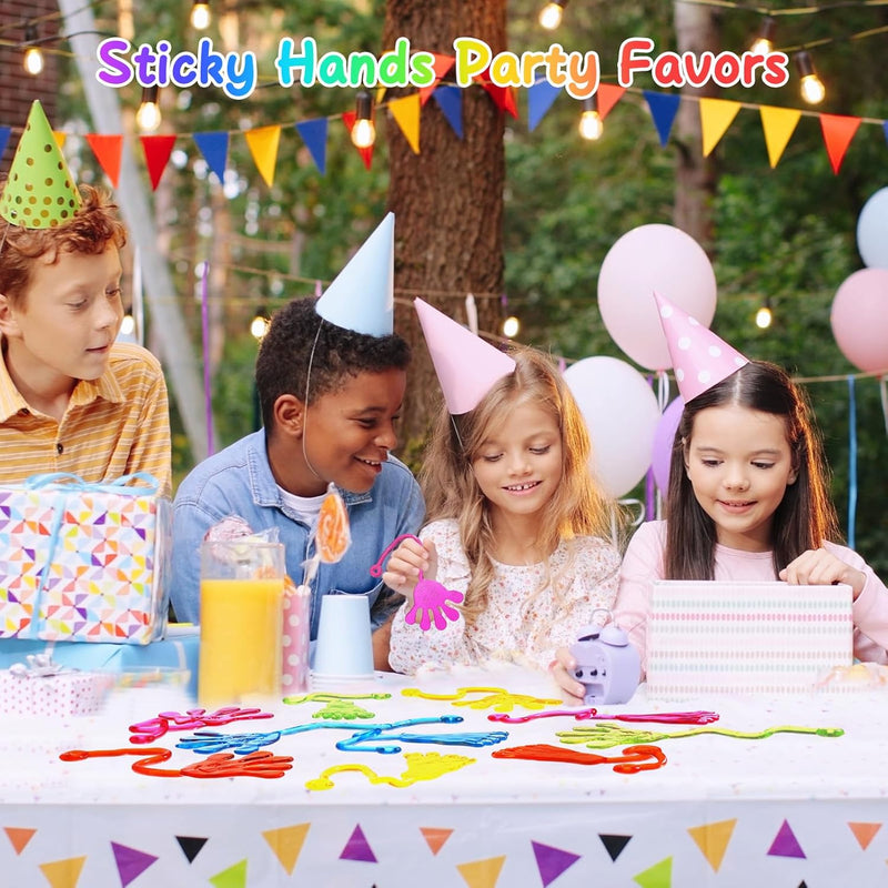 bulk sticky hands 30-pcs party favors for kids 4-8 year classroom prizes student gifts