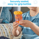 hand2mind Changing Seasons Sensory Tubes, Calm Down Corner Supplies, Quiet Fidgets, Travel Toddler Toys, Preschool Classroom Must Haves, Hands-On Stress Relief Toy, Anxiety Relief Items for Kids