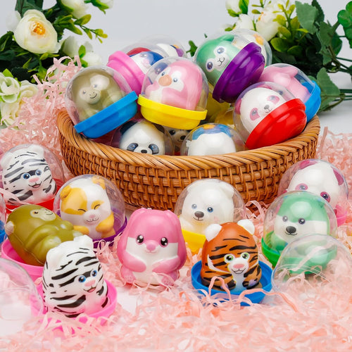 30-Pack Party Favors: Slow-Rising Animal Squishies, Classroom Prizes, Stress Relief Toys