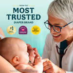 Pampers Swaddlers Newborn Diapers, Size Newborn (10 lbs), 84 Count, Fragrance Free, Hypoallergenic, Absorbent, Pediatrician Recommended, Skin Safe