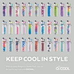 O2COOL Mist N Sip 20 oz Misting Reusable Sports Water Bottle Soccer | Yes