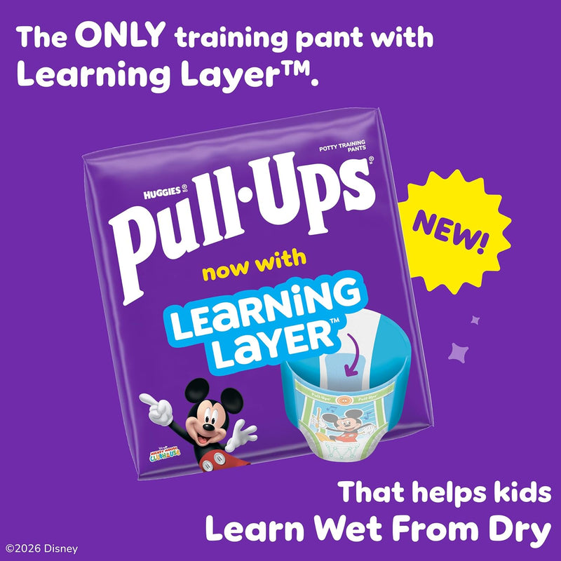 Pull-Ups Boys' Potty Training Pants, Size 4T-5T, 99 Count