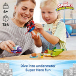 LEGO Marvel Spidey and His Amazing Friends Spidey: Underwater Vehicles Building Toy for Kids - Super Hero Pretend Play Set for Preschool Boys & Girls, Ages 4+ - Gift Idea for Birthdays - 11207