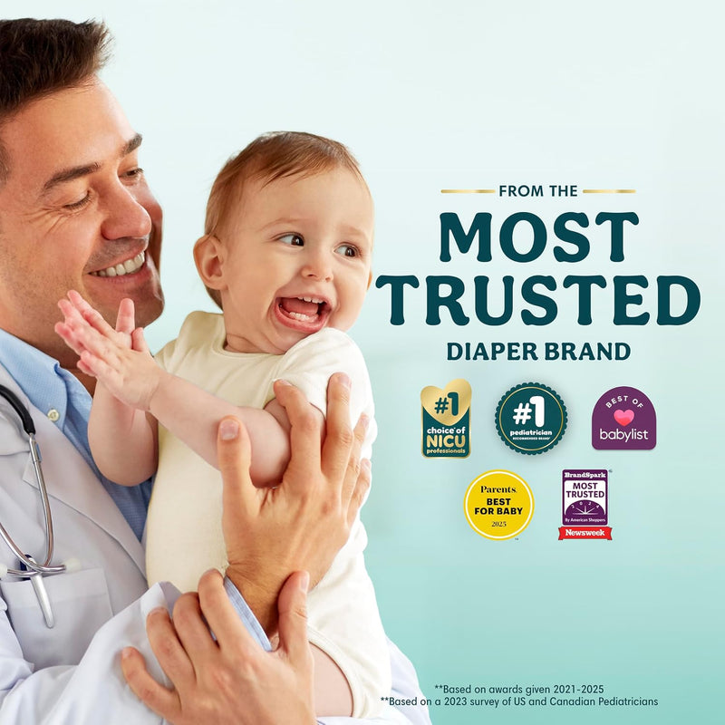 Pampers Diapers - Swaddlers 360° - Size 3, 70 Count, up to 100% Leakproof Comfy Dry Fit, Designed for Easy Changes, Pull On Baby Diaper (Packaging May Vary)