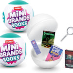 Mini Brands Books Capsule by ZURU Real Miniature Book Brands Collectible Toy, Capsules of 5 Mystery Miniature Books with Real readable Pages and Accessories for Kids, Teens, Adults (Single Capsule)