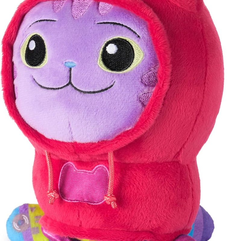 Gabby’s Dollhouse, Move & Groove Daniel James DJ Catnip Plush Toy, 10-Inch Tall Stuffed Animal with Moving Arms, Kids Toys for Girls & Boys Ages 3+