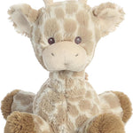 Aurora® Snuggly Loppy Giraffe™ Baby Stuffed Animal - Comforting Companion - Imaginative Play - Brown 8 Inches