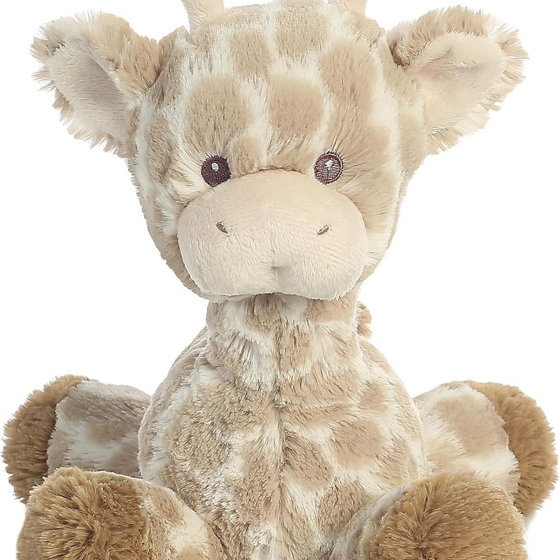 Aurora® Snuggly Loppy Giraffe™ Baby Stuffed Animal - Comforting Companion - Imaginative Play - Brown 8 Inches