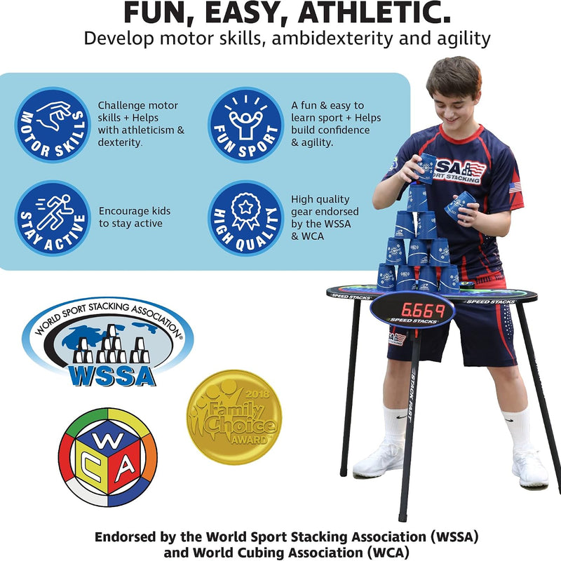 Speed Stacks G5 Timer | Official Sport Stacking and Cubing Association Timer | Accuracy to 0.001 Seconds, Batteries Included