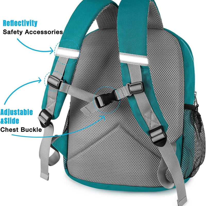 STEAMEDBUN Toddler Backpack for Boys 2-4,Kindergarten Backpack for Boys,Preschool Backpack,Mini