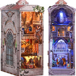 Tonecheer x British Library DIY Book Nook Kit,Shakespeare 3D Wooden Puzzle for Adults,Miniature House Booknook Bookshelf Insert Decor with LED Lights Unique Gifts (A Midsummer Night's Dream)
