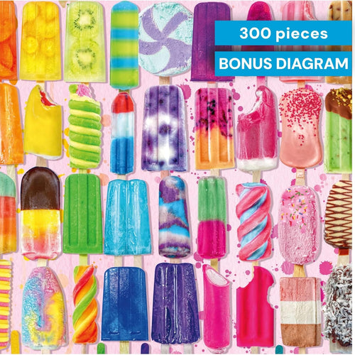 buffalo games frosty treats 300 piece large jigsaw puzzle for adults summer ice cream art